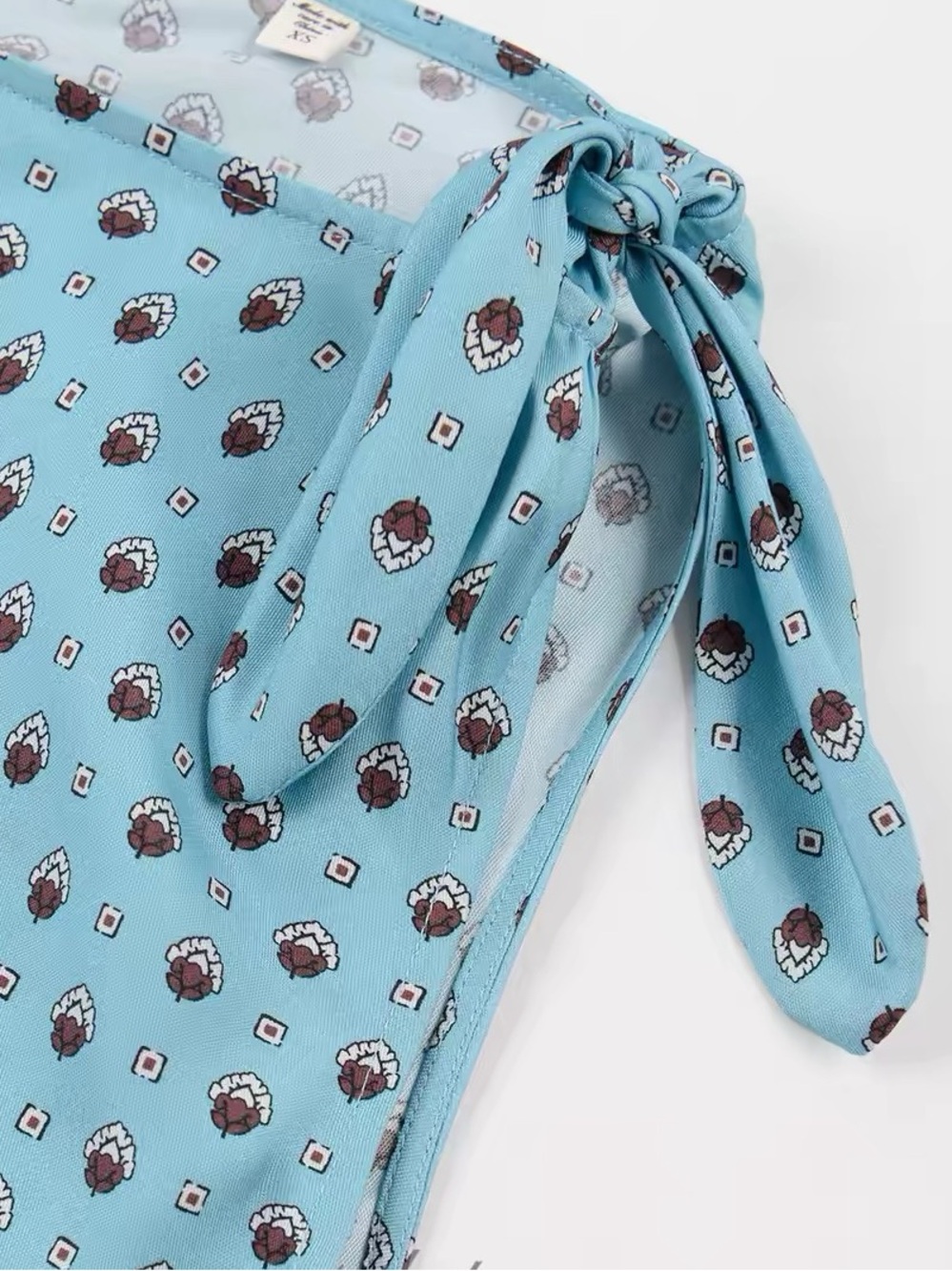 Doen Maltina Mini Dress In Print Lerins Foulard, XS S L XL - Picture 6 of 7
